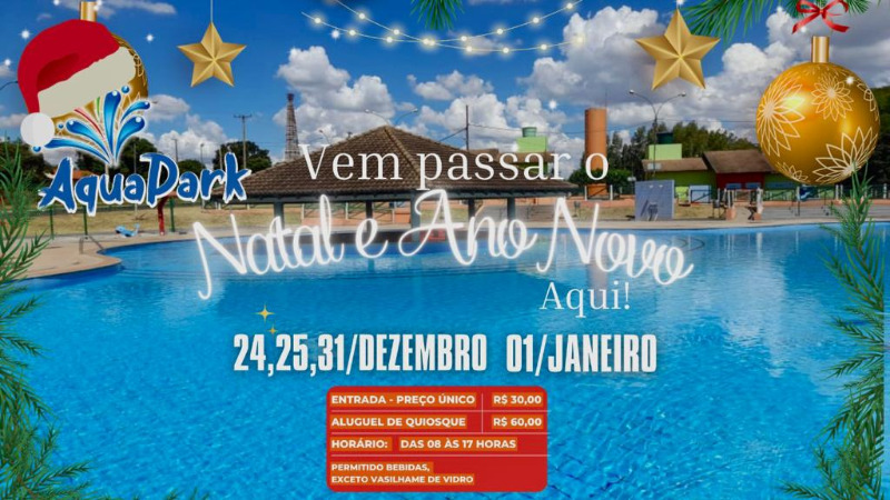 Aqua Park de Fátima do Sul funcionará no Natal e Ano Novo - Fátima em Dia