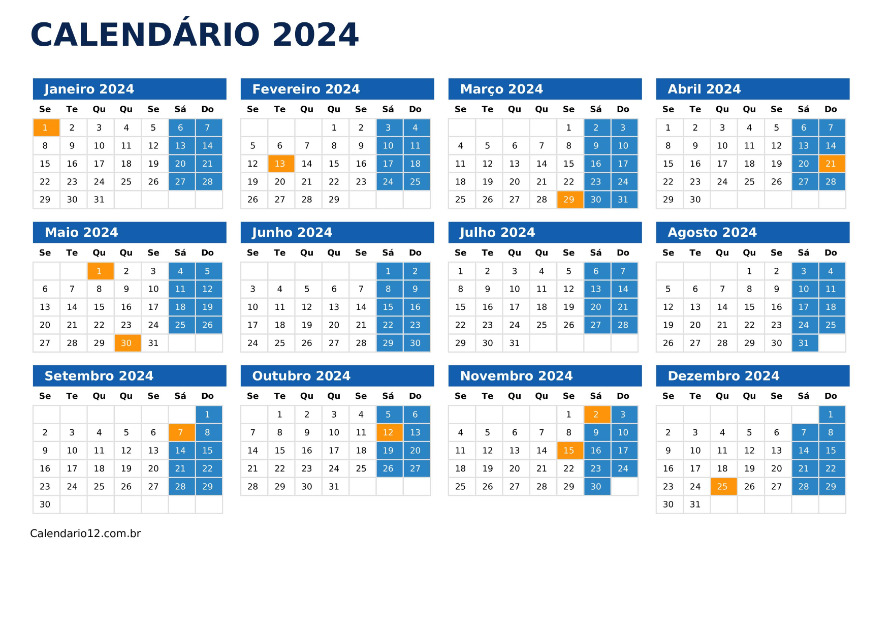 Ano bissexto, 2024 terá menos feriados prolongados; veja lista Fátima