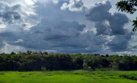 Terça-feira de sol, calor e pancadas de chuva em Mato Grosso do Sul