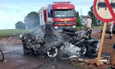 Vítima de acidente na BR-376 ainda não identificada conduzia Saveiro com placa de Dourados  
